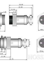 GX16-7 Connector, 7 Pins Power Connector