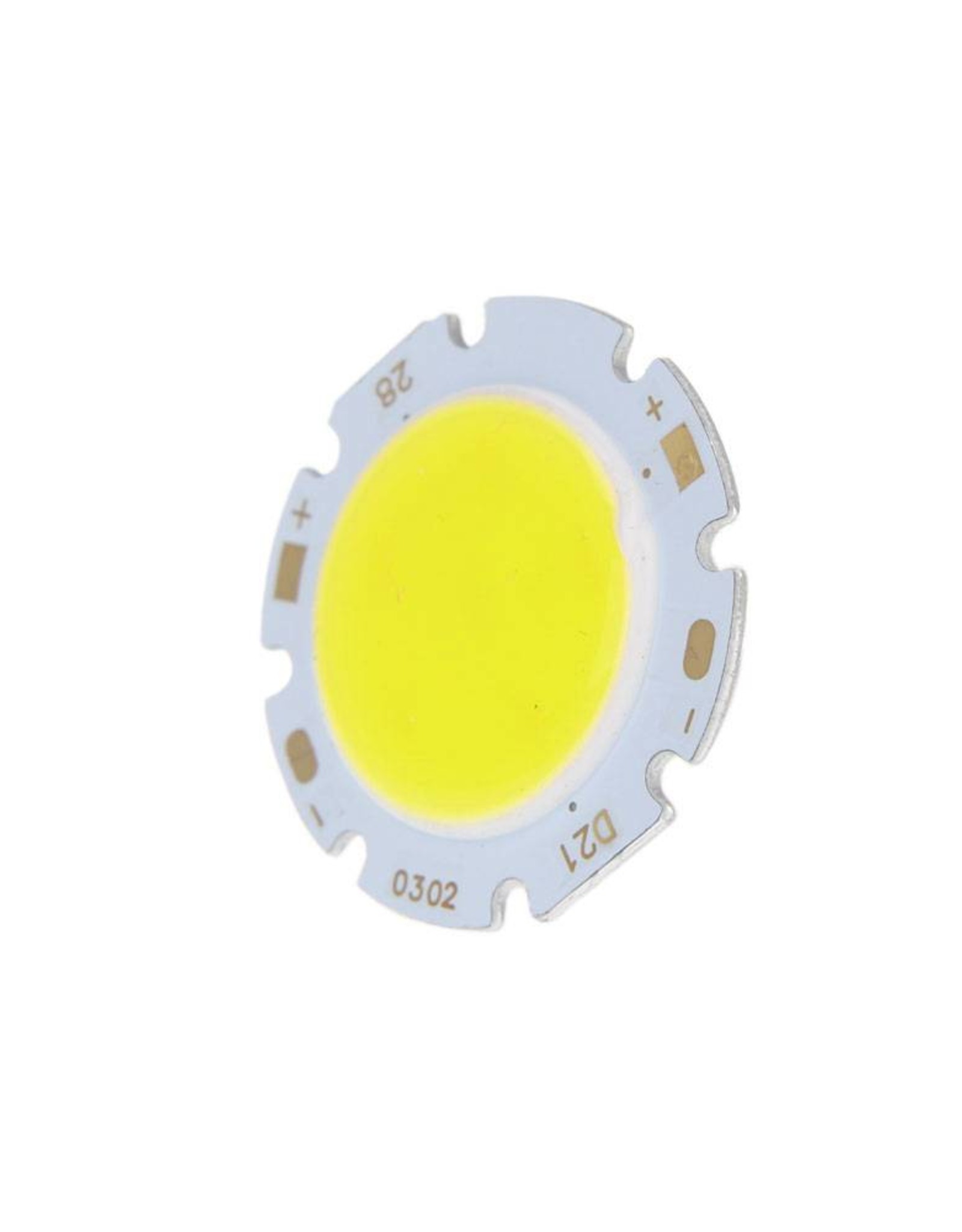 COB Led 5 Watt rond warm white, extreem fel