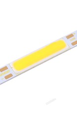 COB Led 3 Watt Kort warm white, extreem fel