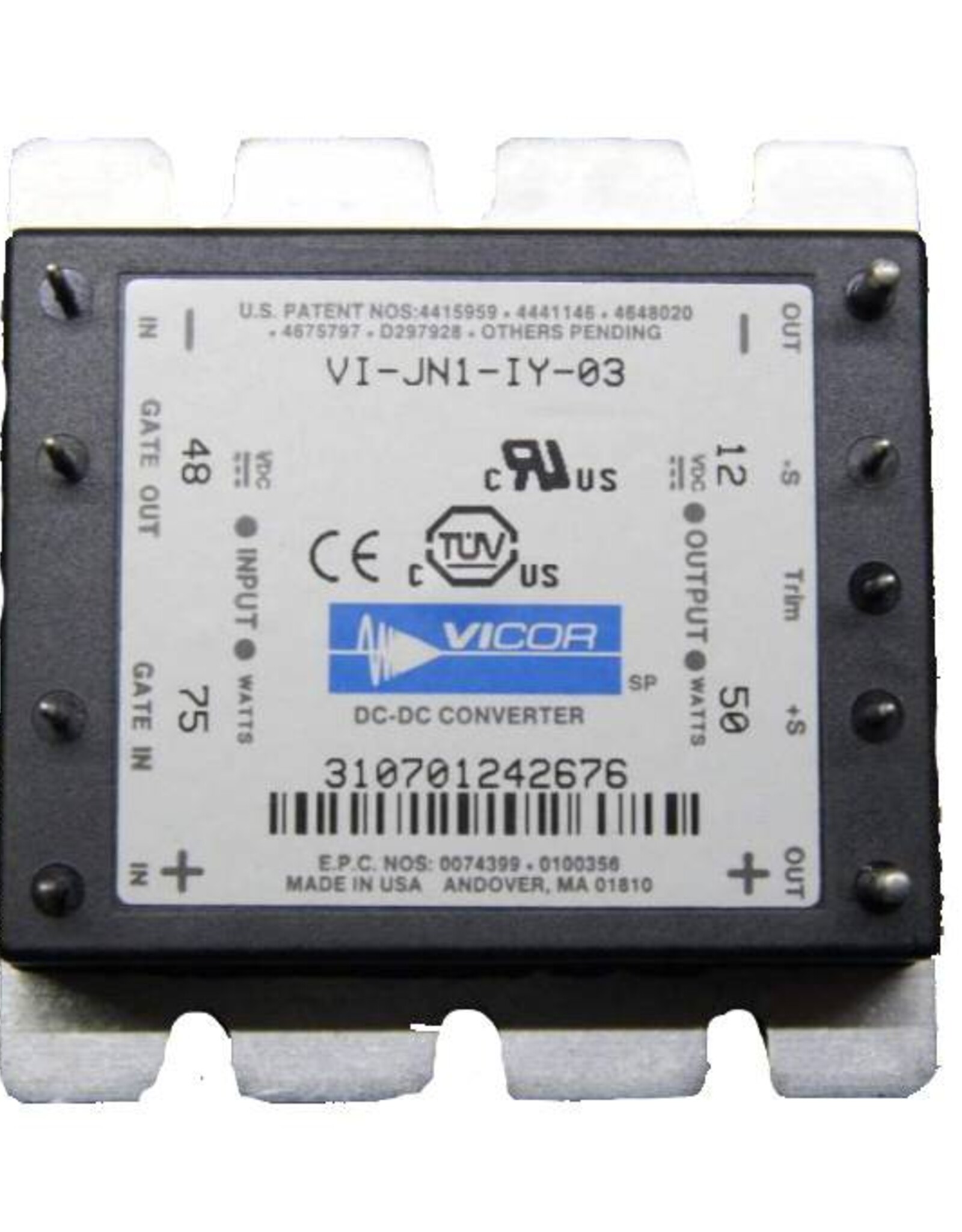 DC-DC Converter 12V, Vicor VI-JN1-IY-03
