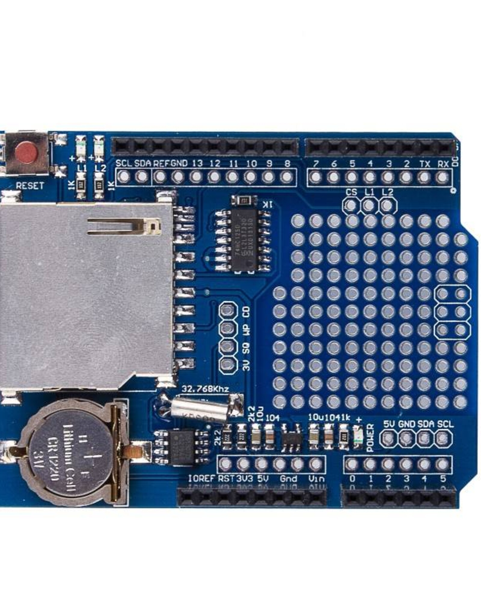 Datalogger Shield, voor Arduino