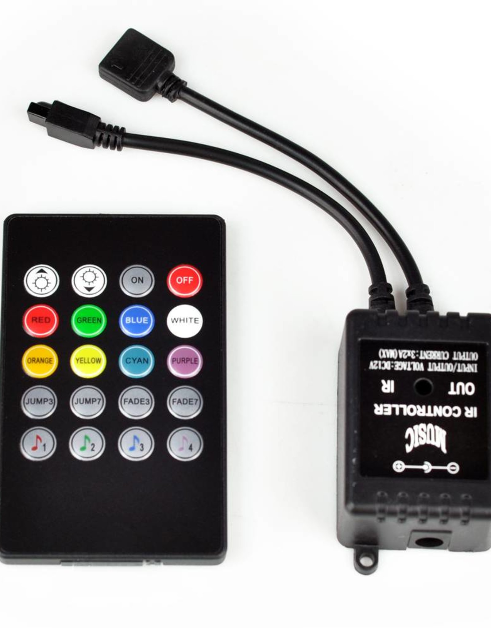 RGB Music Controller, Met IR Afstandsbediening