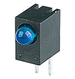 LED Blauw 3mm Met Houder
