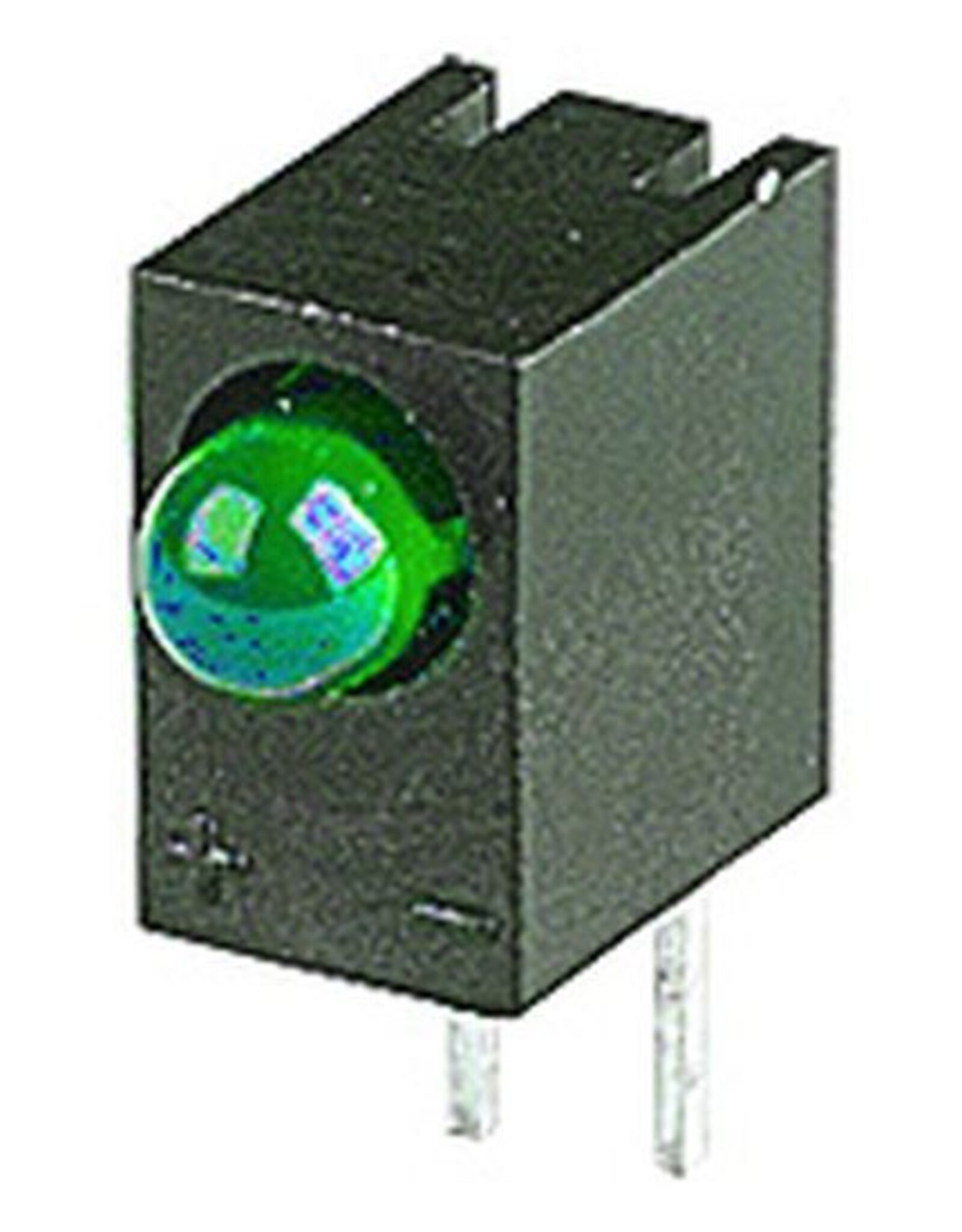 LED Groen 3mm Met Houder