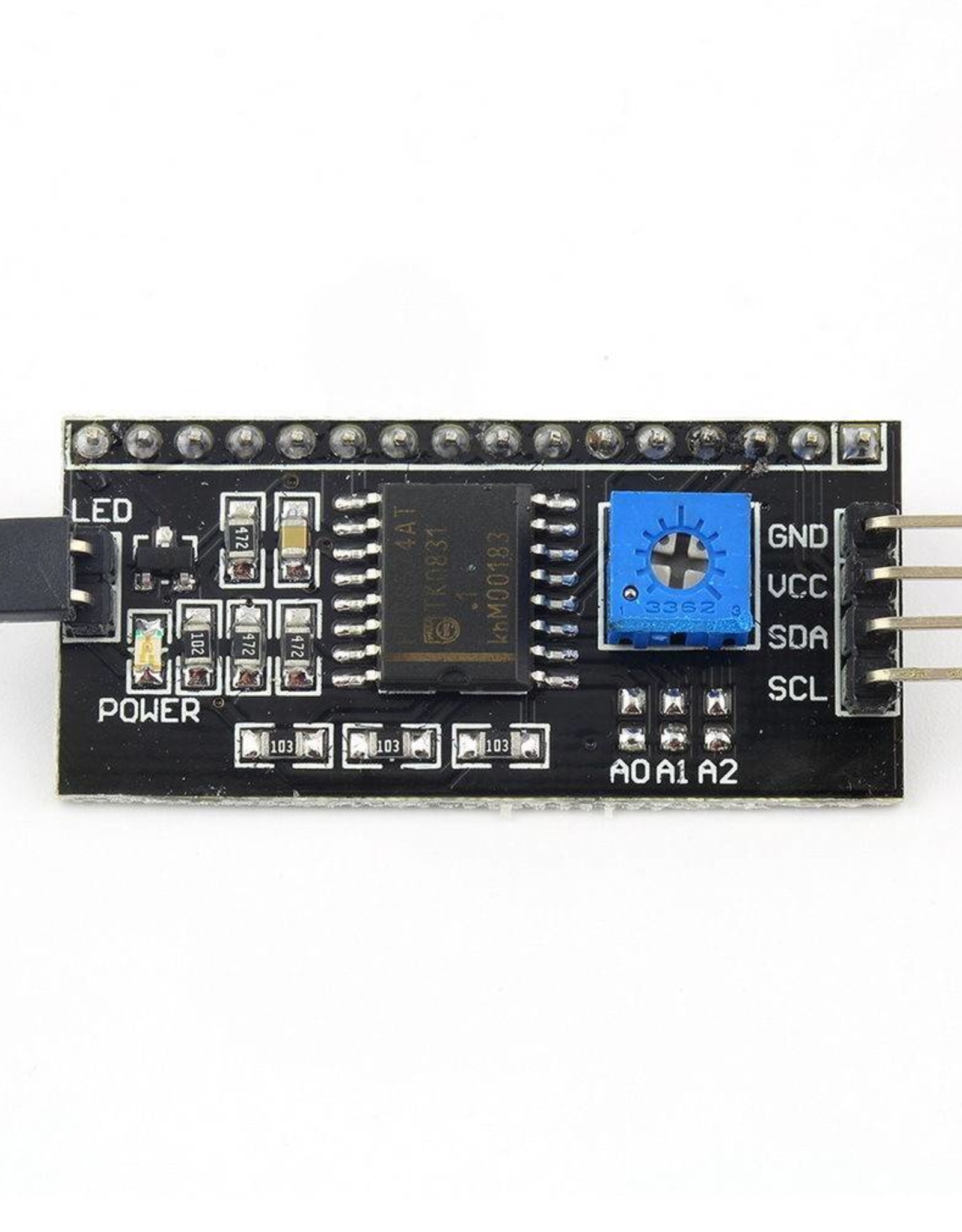 I2C Interface Board voor LCD Displays