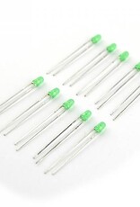 Led 3mm Groen Diffuus 10 Stuks