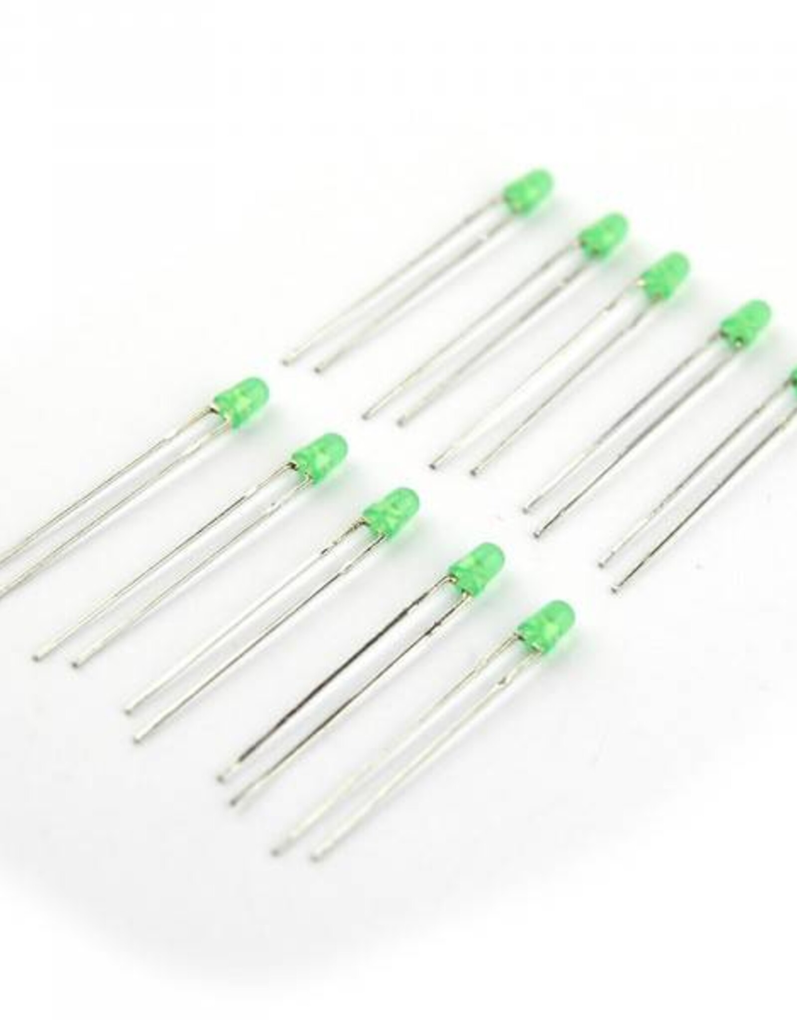 Led 3mm Groen Diffuus 10 Stuks