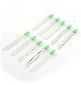 Led 3mm Groen Diffuus 10 Stuks