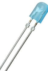 Led Blauw Diffuus 5mm Ovaal