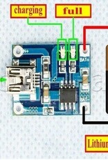 Li-Ion, LiPo, USB Lader Module, 1000mA