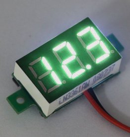 Mini Voltmeter Groen 0.36"