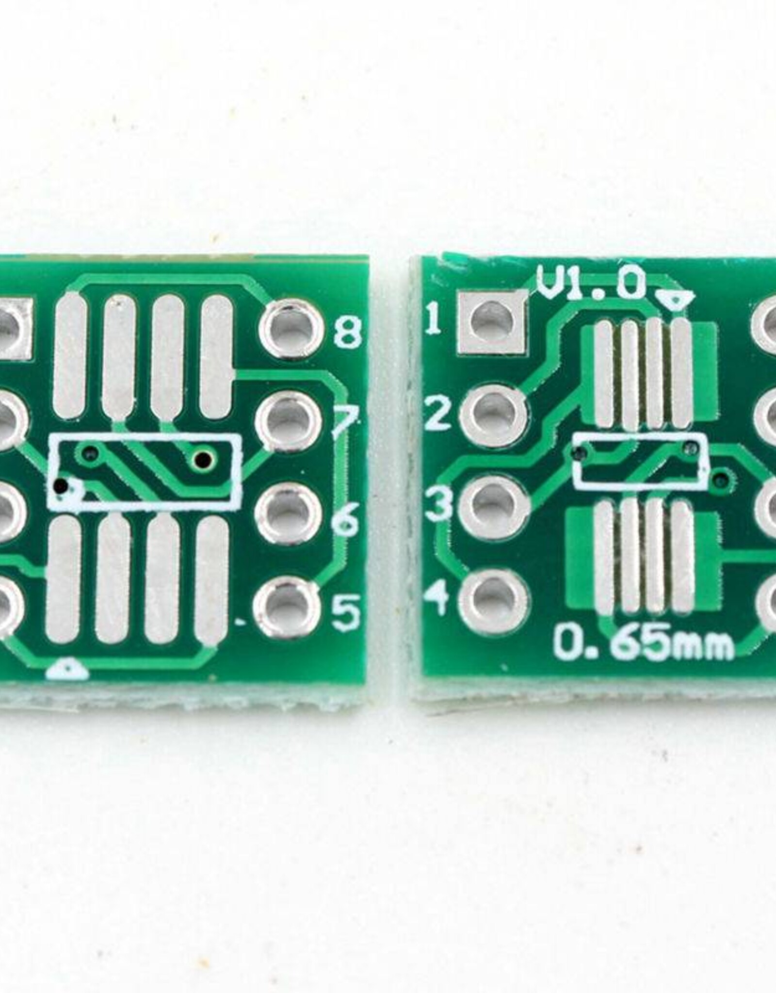 SMT Breakout PCB voor SOIC-8 of TSSOP-8