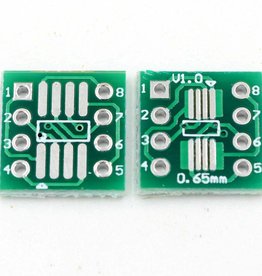 SMT Breakout PCB voor SOIC-8 of TSSOP-8