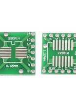 SMT Breakout PCB voor SOIC-14 of TSSOP-14