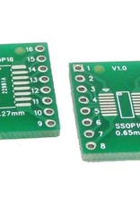 SMT Breakout PCB voor SOIC-16 of TSSOP-16