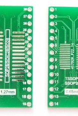 SMT Breakout PCB voor SOIC-28 of TSSOP-28