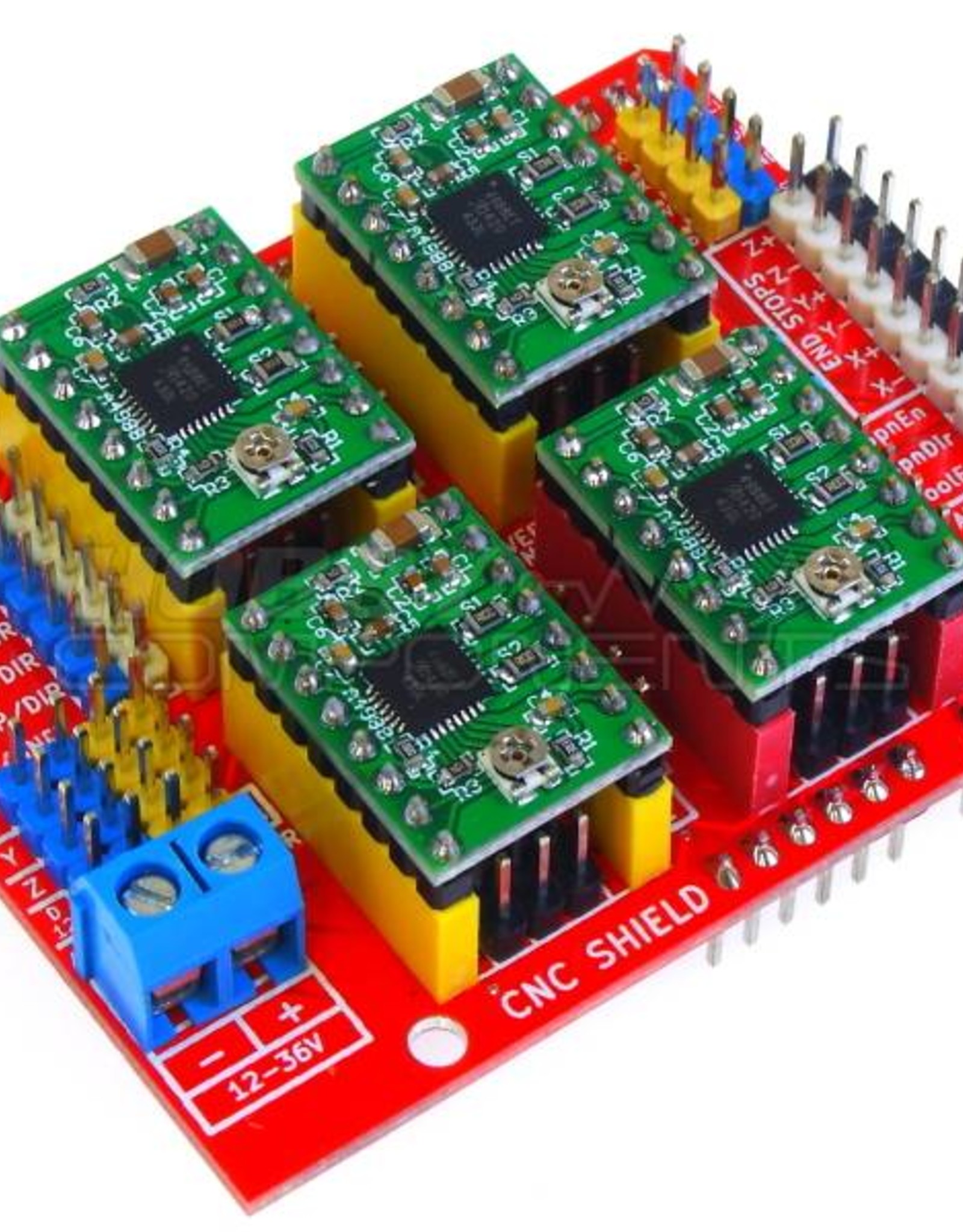 CNC Shield, met Stepper Drivers, Inclusief Arduino Uno