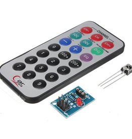 HX1838 NEC Arduino Infrarood afstandsbediening.