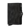 Twinwallet Vintage Black-pasjeshouder RFID beschermd