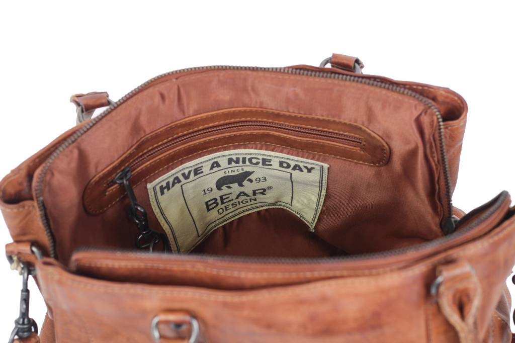Bear Design Ankie dames handtas cognac