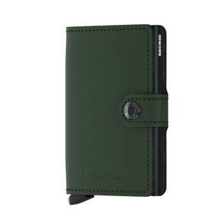 Secrid Miniwallet Matte green black