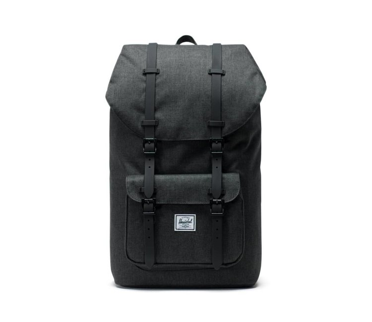 herschel little america crosshatch black