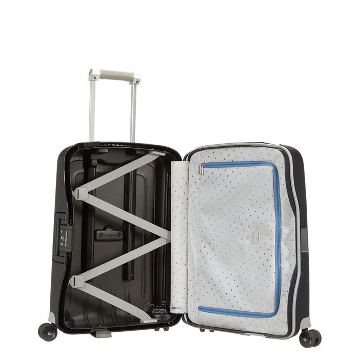 Samsonite Samsonite SCure Spinner 55cm handbagage koffer zwart