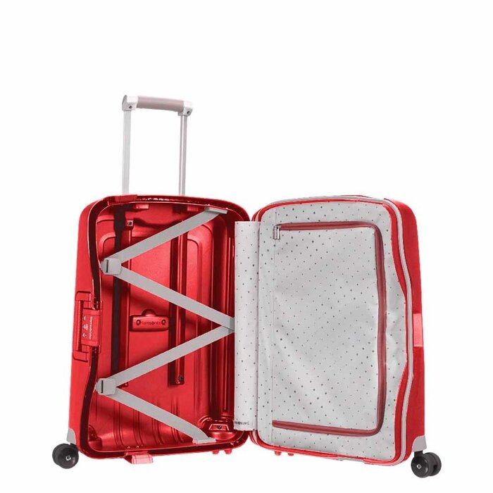 Samsonite SCure Spinner 55 cm crimson red
