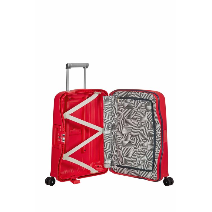 Samsonite SCure Spinner 55 cm crimson red