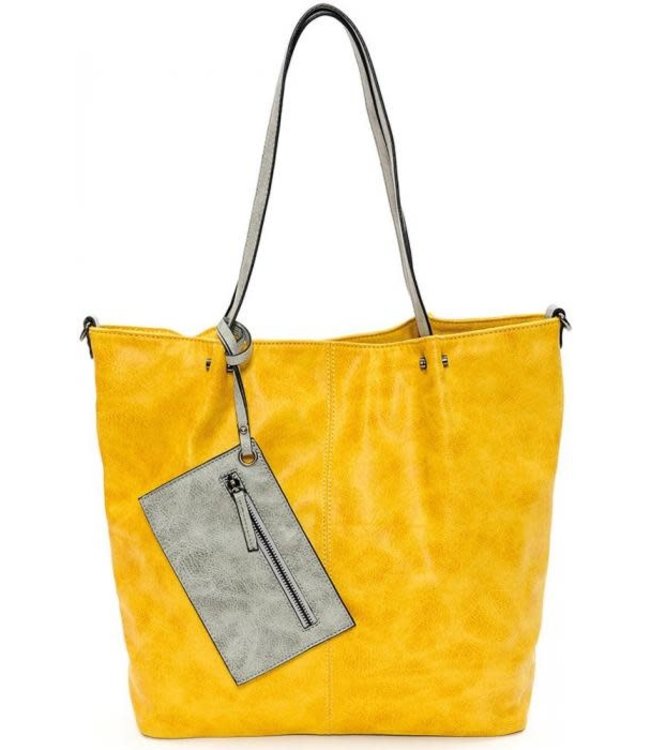 yellow tote