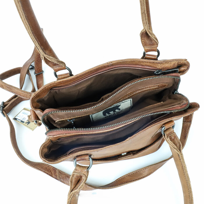 Bear Design Rita dames handtas cognac