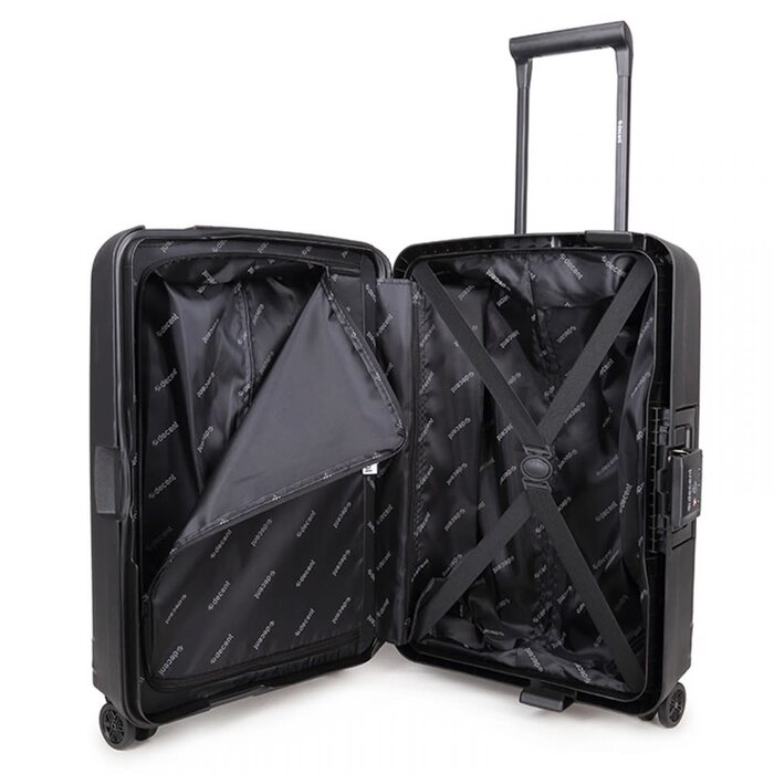 Decent Transit 82cm 135L trolley zwart