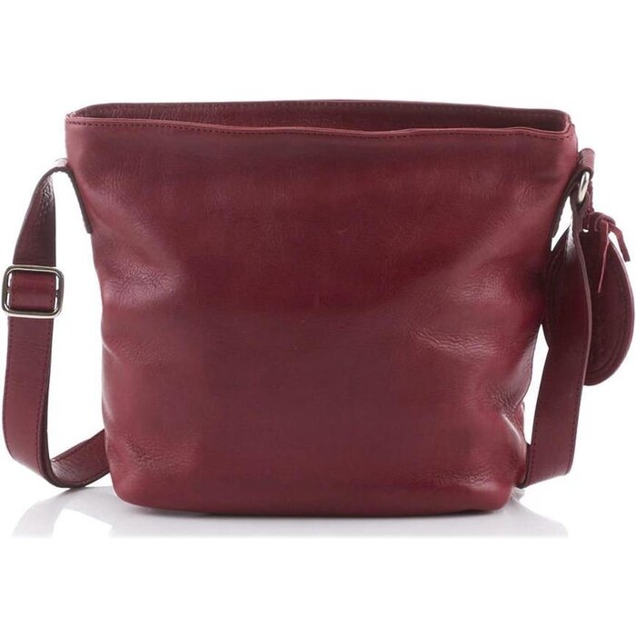 Saccoo Caracas Para leren schoudertas rood