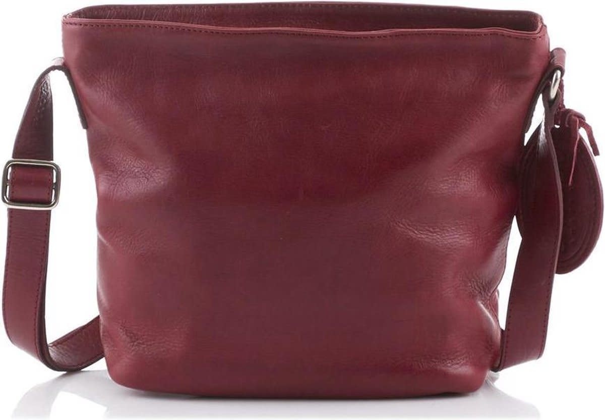 Saccoo Caracas Para leren schoudertas rood