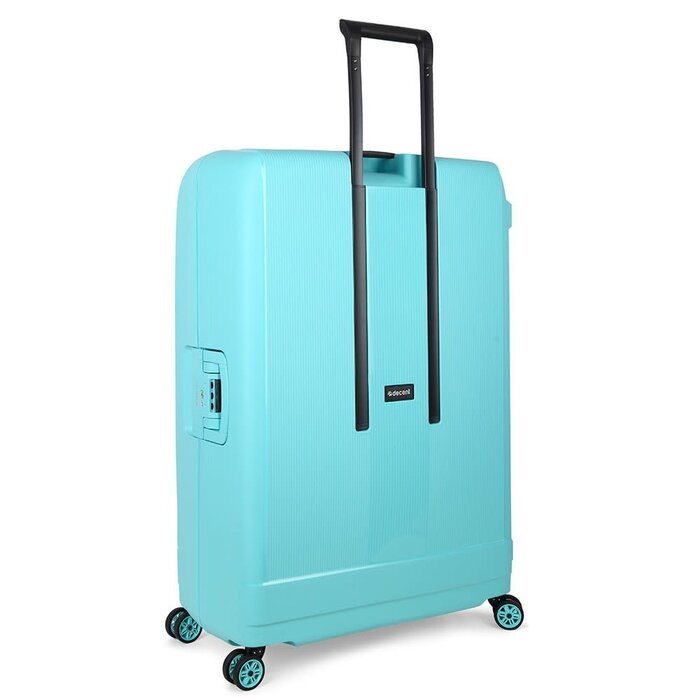 Decent Transit 82cm 135L trolley licht blauw