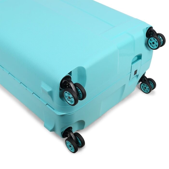 Decent Transit 70cm 86L trolley licht blauw