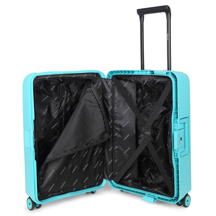 Decent Transit 55cm 43L cabinluggage licht blauw