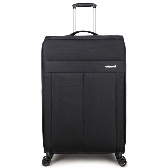 Decent D-Upright 76cm reiskoffer-trolley expendable zwart
