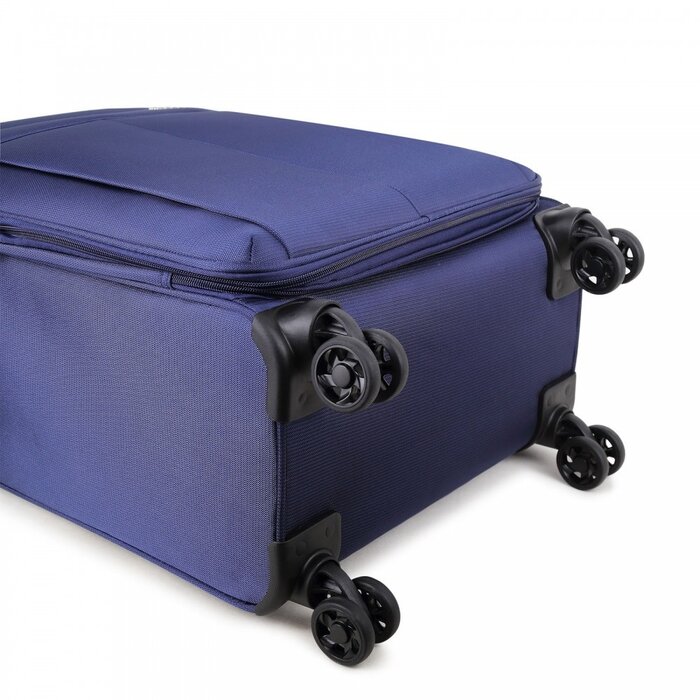 Decent D-Upright 76cm reiskoffer expendable blauw