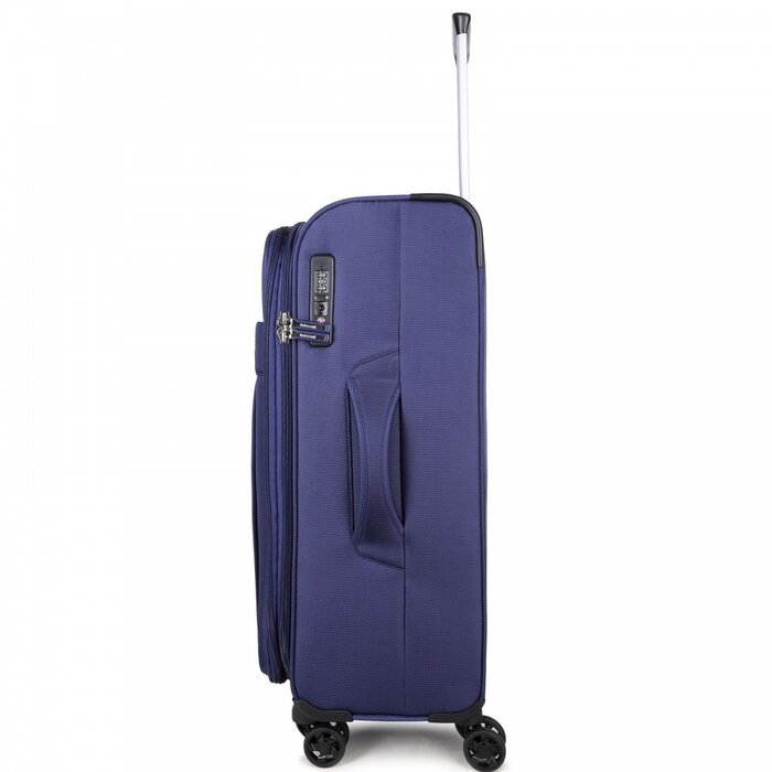 Decent D-Upright 76cm reiskoffer expendable blauw