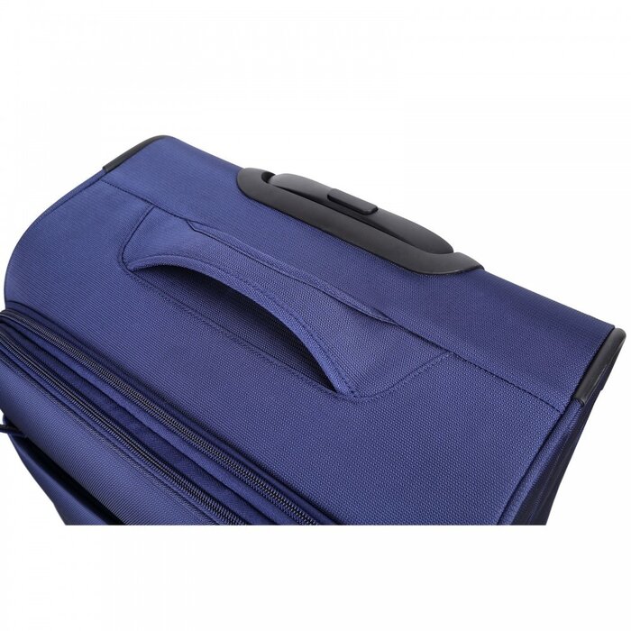 Decent D-Upright 76cm reiskoffer expendable blauw