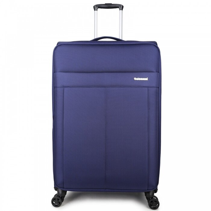 Decent D-Upright 76cm reiskoffer expendable blauw