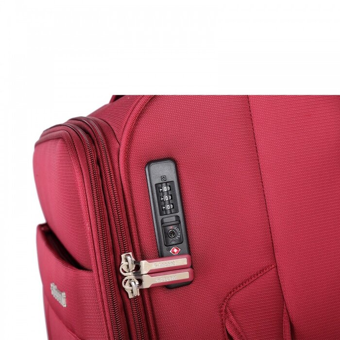 Decent D-Upright 76cm reiskoffer expendable rood