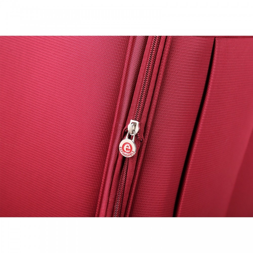 Decent D-Upright 76cm reiskoffer expendable rood