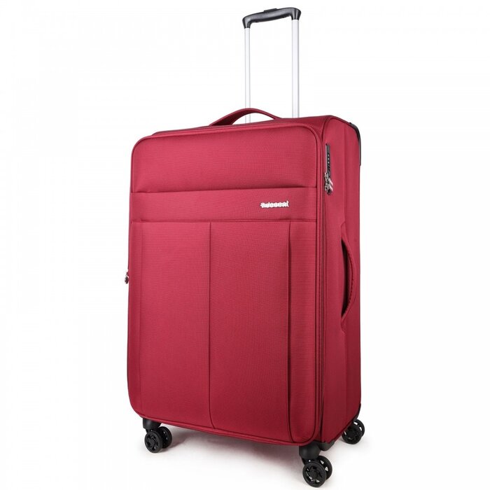 Decent D-Upright 76cm reiskoffer expendable rood
