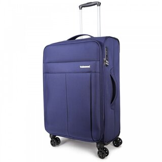 Decent D-Upright 66cm reiskoffer-trolley expendable blauw