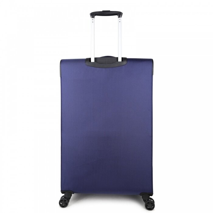 Decent D-Upright 66cm reiskoffer-trolley expendable blauw
