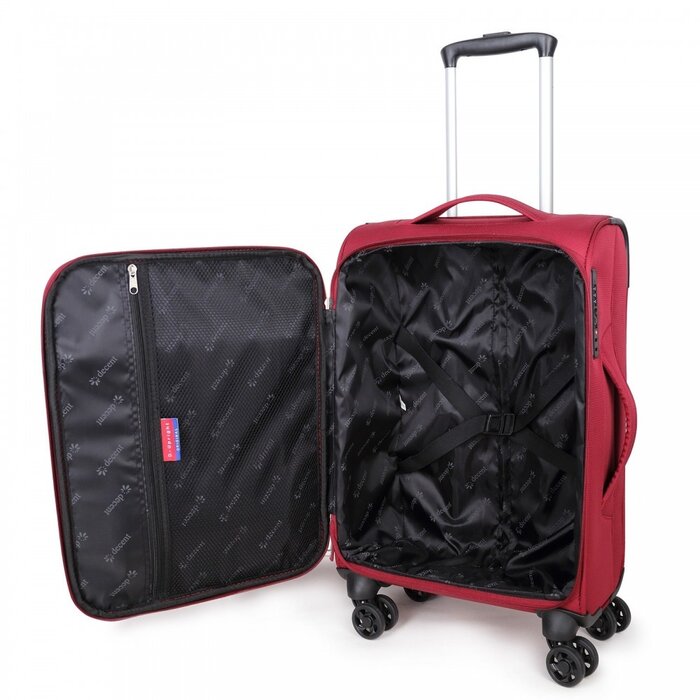 Decent D-Upright 55cm handbagage trolley rood