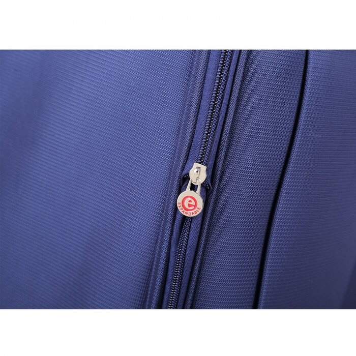 Decent D-Upright 55cm handbagage trolley blauw