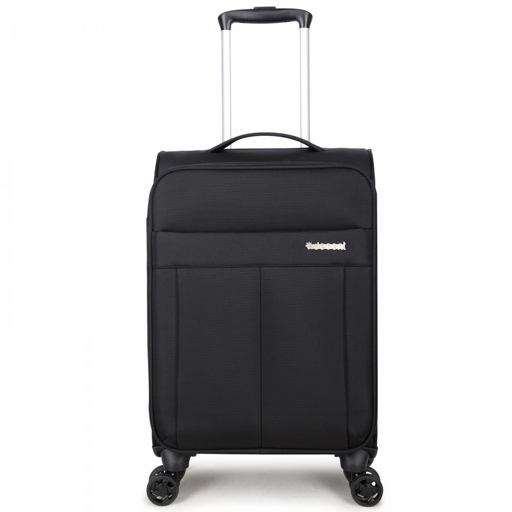 Decent D-Upright 55cm handbagage trolley zwart